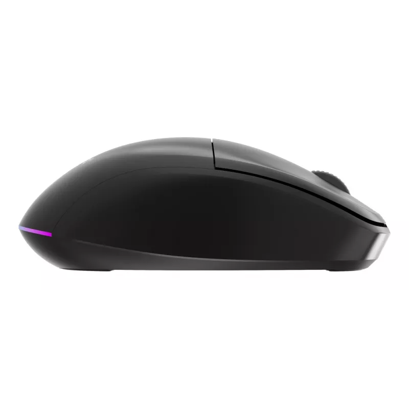 Gembird MUSW2-6B-01 dual-mode bezdrôtová myš, 2,4 GHz + Bluetooth 5.0, 1600 DPI, 6 tlačidiel, čierna