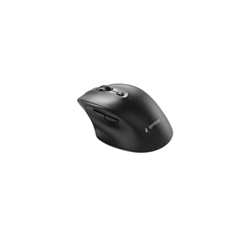 Gembird MUSW2-6B-02 dual-mode bezdrôtová myš (2.4G + BT), 2400 DPI, 6 tlačidiel, čierna