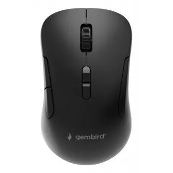 Gembird MUSW2-7B-01 Dual-Mode bezdrôtová myš (2.4G + Bluetooth), 1600 DPI, 7 tlačidiel, čierna
