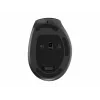 Gembird MUSW3-9B-01 trojrežimová bezdrôtová ergonomická myš (2,4 GHz + Bluetooth + USB-C), 2400 DPI, 9 tlačidiel, čierna