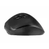 Gembird MUSW3-9B-01 trojrežimová bezdrôtová ergonomická myš (2,4 GHz + Bluetooth + USB-C), 2400 DPI, 9 tlačidiel, čierna