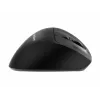Gembird MUSW3-9B-01 trojrežimová bezdrôtová ergonomická myš (2,4 GHz + Bluetooth + USB-C), 2400 DPI, 9 tlačidiel, čierna