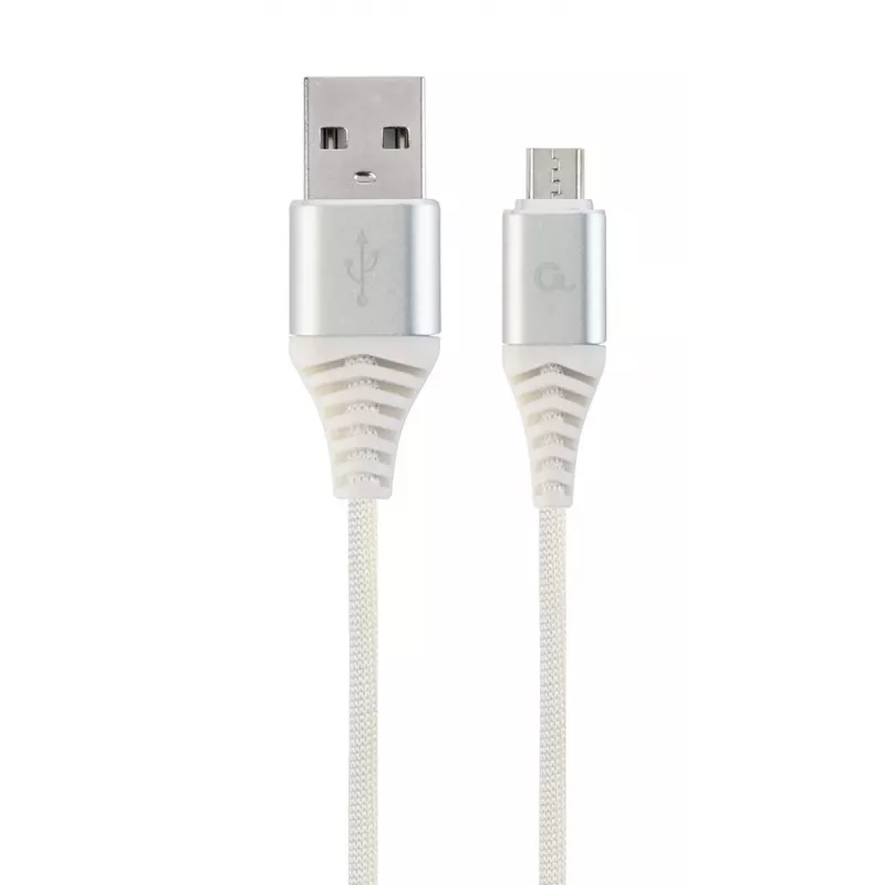 GEMBIRD USB 2.0 na Micro-USB kábel 1 m čierny/biely