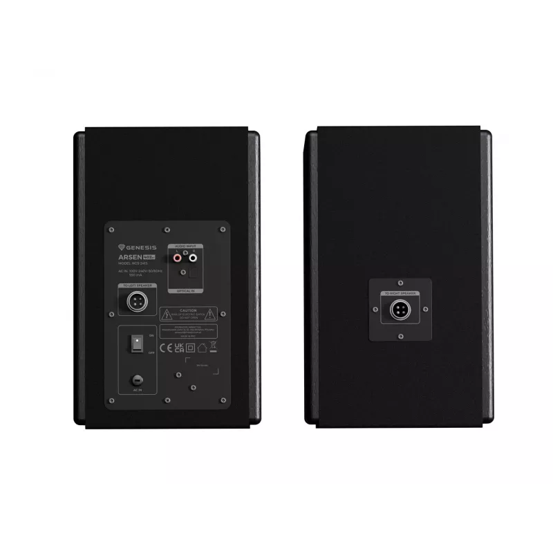 Genesis Arsen 402BT NGS-2415 stolové reproduktory, 2.0, 60 W, Bluetooth 5.3, čierne