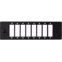 GETFORT 38863 SC-duplex sklolaminátový adaptérový modul pre patch panely, 6 portov, 12 vlákien, čierny