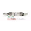 GETFORT 58459 Cat.6 UTP bez nástroja RJ45 Keystone Jack, biely