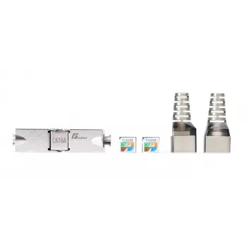 GETFORT 58460 CAT.6A bez nástroja tienený RJ45 keystone jack modul