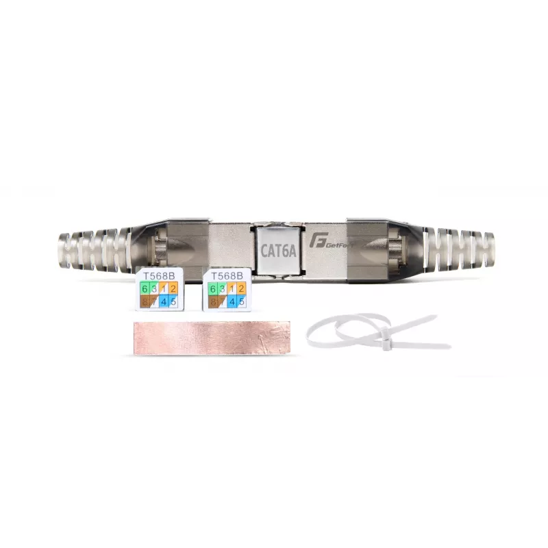 GETFORT 58460 CAT.6A bez nástroja tienený RJ45 keystone jack modul
