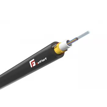 GETFORT ARAMID 12J 12-vláknový OS2 singlemode vnútorný/vonkajší distribučný kábel, 1m, LSZH, žltý