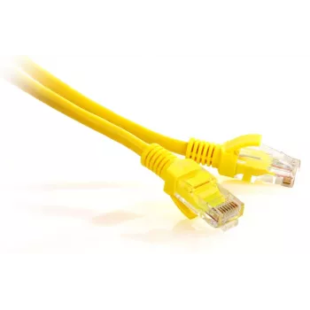 GETFORT Cat.5e UTP patch kábel 5m žltý RJ45 Gigabit Ethernet