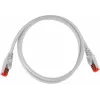 GETFORT Cat.6A S/FTP LSOH 2m sivý patch kábel