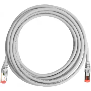 GETFORT Cat.6A S/FTP LSOH Ethernet patch kábel 5m sivý