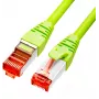 GETFORT Cat.6A S/FTP LSOH patch kábel 0,5 m zelený