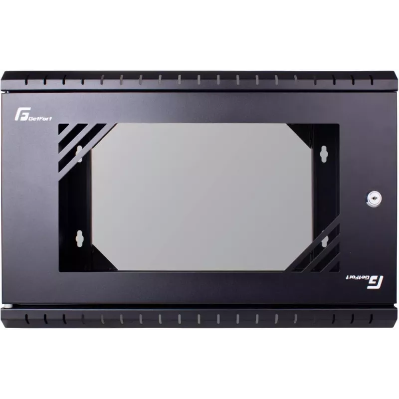 GETFORT ECO v3 19 palcov 6U nástenný rack, 520x340mm, čierny (WGF064-53E-WGBv3)