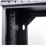 GETFORT ECO v3 nástenný rack 19 palcov 9U 520x340 mm čierny - WGF09-53E-WGBv3
