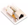 GETFORT GF-1G5EFTP Tienený povrchový RJ45 modul Cat.5e, biely