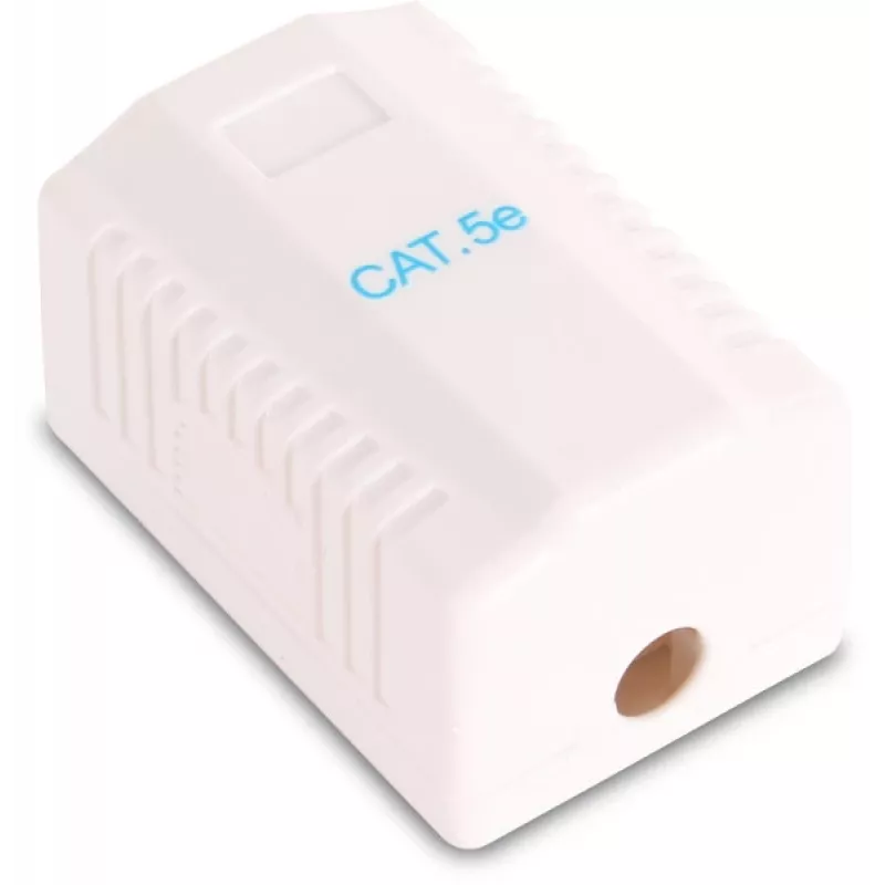 GETFORT GF-1G5EFTP Tienený povrchový RJ45 modul Cat.5e, biely