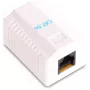 GETFORT GF-1G5EFTP Tienený povrchový RJ45 modul Cat.5e, biely