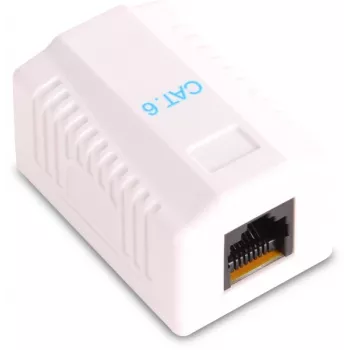 GETFORT GF-1G6FTP Tienená povrchová RJ45 zásuvka Cat.6, 1-port, biela
