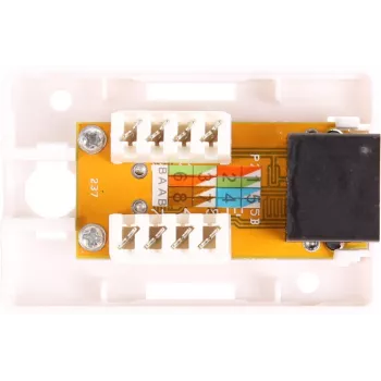 GETFORT GF-1G6UTP Povrchová RJ45-Cat.6-UTP sieťová zásuvka, biela