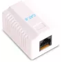 GETFORT GF-1G6UTP Povrchová RJ45-Cat.6-UTP sieťová zásuvka, biela