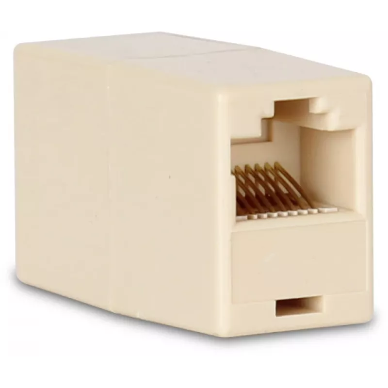 GETFORT GF-2G5E-BL-UTP RJ45 Cat.5e inline spojka samica na samicu UTP svetlosivá
