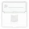 GETFORT GF-2MOD-1G 2-modulový RJ45 dátový modul 45x45mm Cat.6 UTP biely