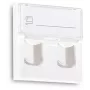 GETFORT GF-2MOD-2G Mosaic 2-port RJ45 Cat.5e sieťový modul, 45x45mm, biely
