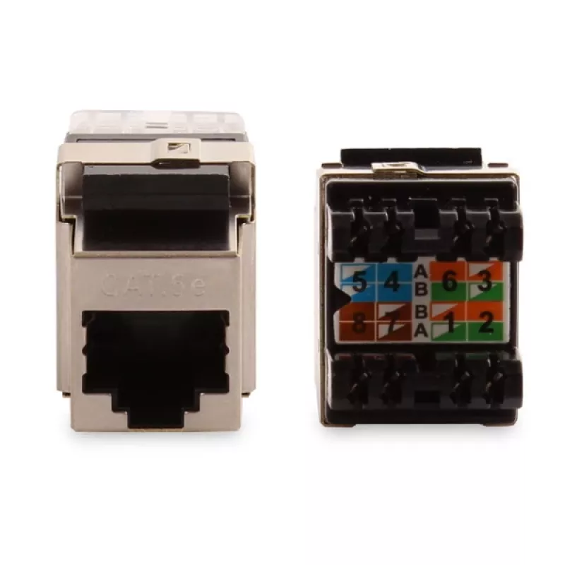 GETFORT GF-K5EFTP Cat.5e FTP tienený Keystone modul RJ45