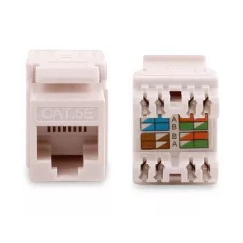 GETFORT GF-K5EUTP Cat.5e UTP Keystone modul RJ45, biela