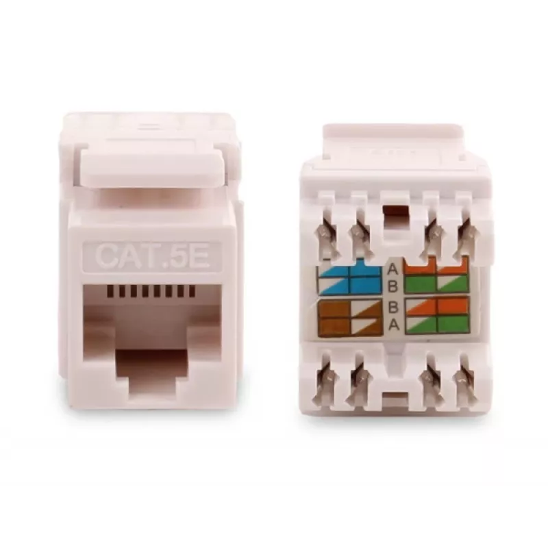 GETFORT GF-K5EUTP Cat.5e UTP Keystone modul RJ45, biely