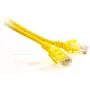 GETFORT GF-PC5EUTP-3Y Cat.5e UTP patch kábel, 3m, žltý, RJ45, pozlátené kontakty, 1 Gbit/s