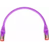 GETFORT GF-PC6ASFTP-0.25V Cat.6A S/FTP LSOH patch kábel 0,25 m fialový