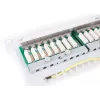 GETFORT PGF-6FTP24-B6-G patch panel FTP CAT.6 24 portov sivý 1U racková montáž