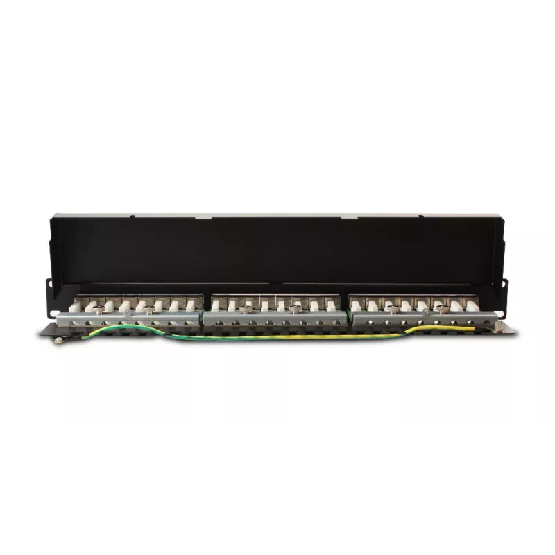 GETFORT PGF-6FTP24-B6 Patch panel FTP Cat.6 24-port 19-palcový 1U Čierny