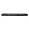 GETFORT PGF-6FTP24-B6 Patch panel FTP Cat.6 24-port 19-palcový 1U Čierny