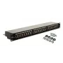 GETFORT PGF-6FTP24-B6 Patch panel FTP Cat.6 24-port 19-palcový 1U Čierny