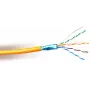 GETFORT Premium Cat.6 F/UTP LSOH patch kábel, 1m, sivá