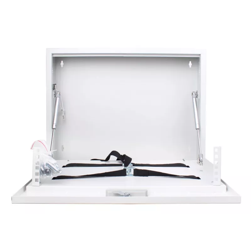 GETFORT WGF02-58/50/13-H-WSG 2U racková CCTV skriňa 580x540x130mm sivá