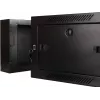 GETFORT WGF04-65EH-DGB 19 inch 4U nástenný rozvádzač, dvojdielny, 600x550 mm, čierny