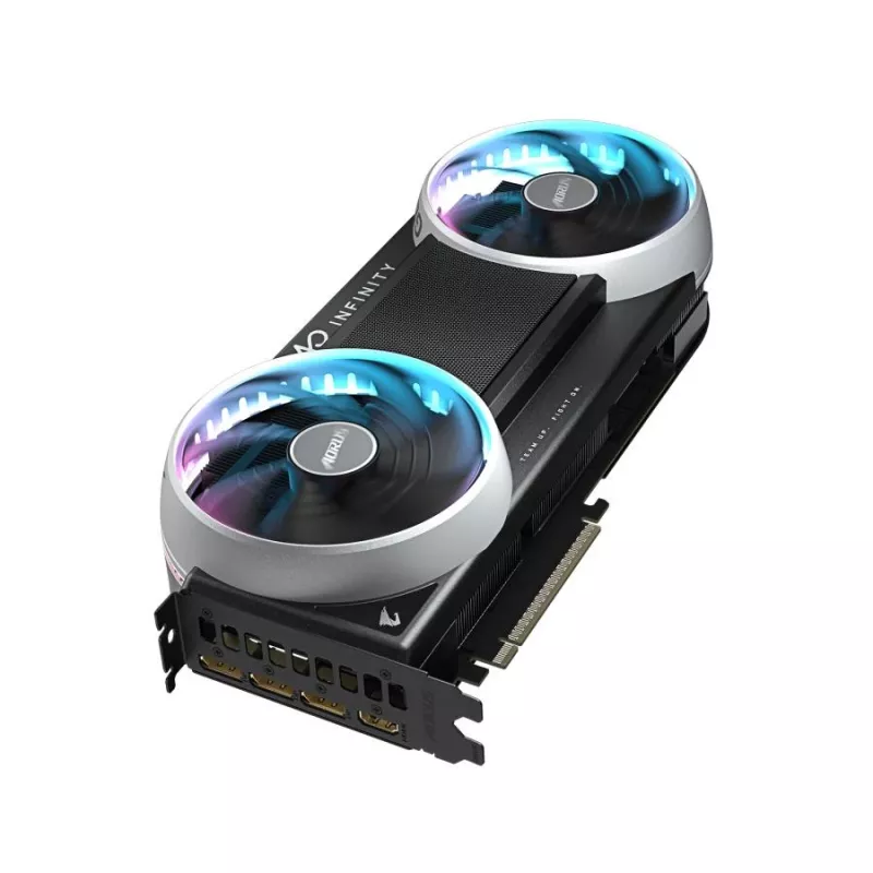 Gigabyte AORUS GeForce RTX 5080 INFINITY 16G grafická karta, 16 GB GDDR7, PCIe 5.0, DLSS 4, RGB Fusion