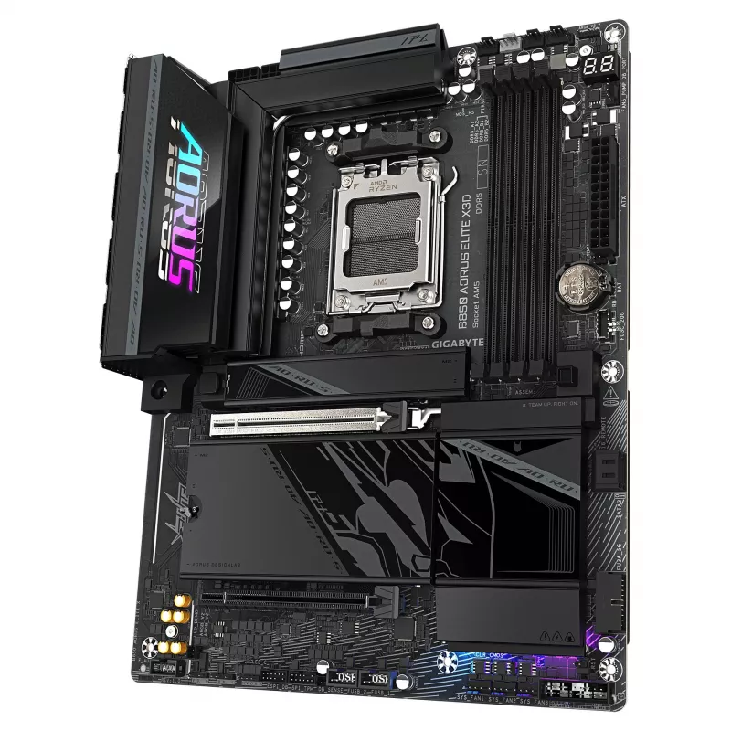 GIGABYTE B850 AORUS ELITE X3D AM5 ATX základná doska, 4xDDR5, 4x M.2, HDMI, 5GbE, Wi-Fi 7, čierna