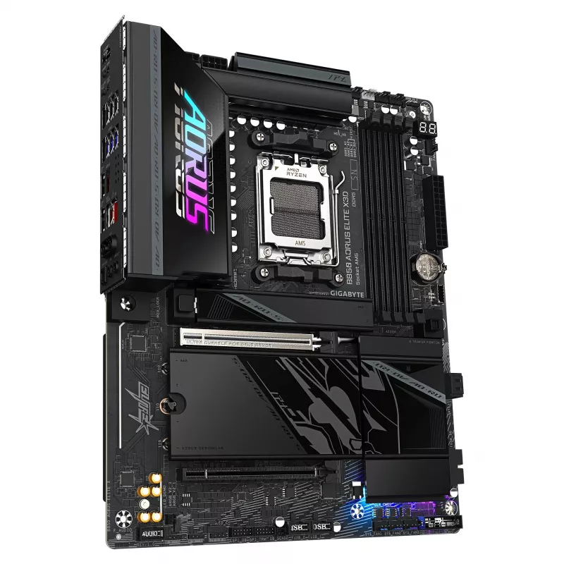 GIGABYTE B850 AORUS ELITE X3D AM5 ATX základná doska, 4xDDR5, 4x M.2, HDMI, 5GbE, Wi-Fi 7, čierna