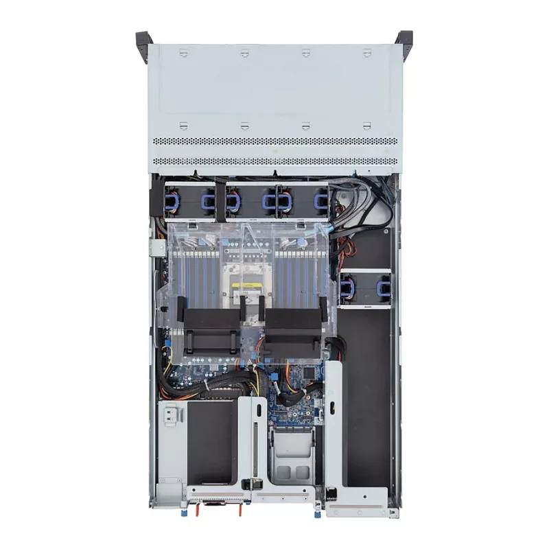 Gigabyte R263-ZG0-AAL2 (Rev. 3.x) 2U rackový server Barebone, Single AMD SP5, 12x 3,5/2,5 inch pozície, 2x 1200W napájací zdroj