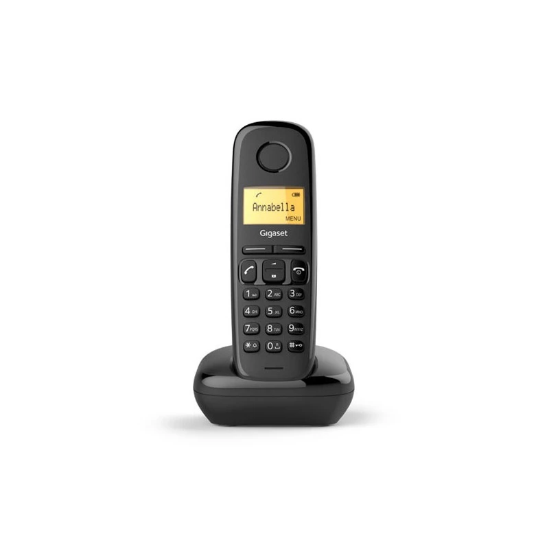 Gigaset A170 Duo čierny DECT bezdrôtový telefón so záznamníkom, 2 mikrotelefóny, ECO DECT