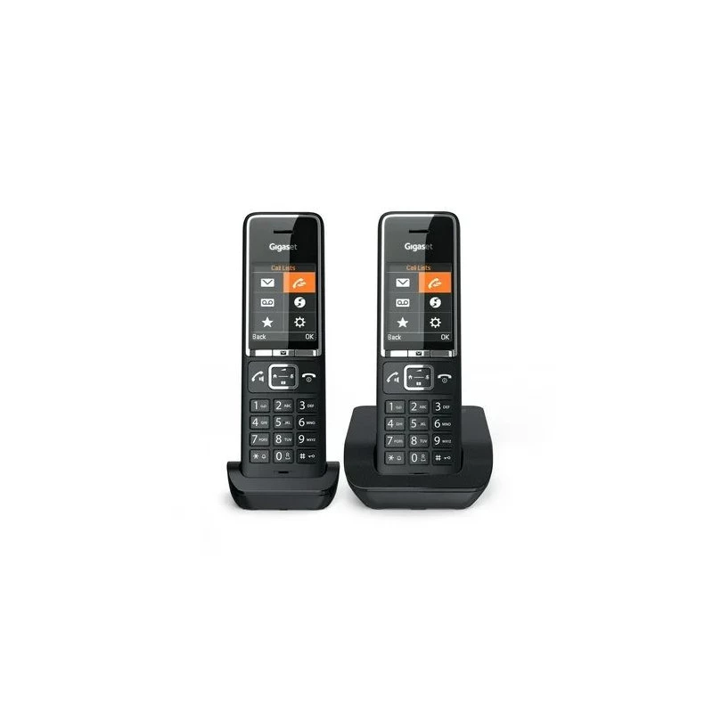 Gigaset Comfort 550 Duo Black Chrome DECT bezdrôtový telefón (2 mikrotelefóny)