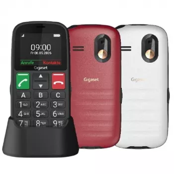 Gigaset GL30 Black | Dual-SIM feature phone s SOS tlačidlom núdzového volania