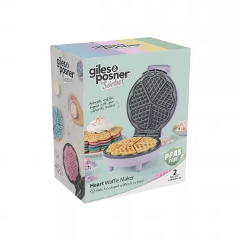Giles & Posner EK6701GSPPVDE vaflovač v tvare srdca