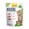 GimCat Nutri Pockets Country Mix mačacie maškrty 150 g – chrumkavé pockets s hydinou, hovädzím a jahňacím, obohatené o taurín a vitamíny