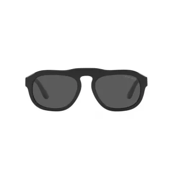GIORGIO ARMANI MAN AR8173-500187 obdĺžnikové slnečné okuliare čierne/sivé 52mm